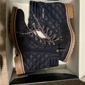 Tommy Hilfiger Dark Blue Fabric Shoes